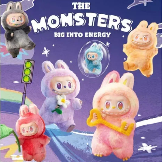 2025New Labubu V3 Monsters Big into Energy Seriesblind Box Kawaii Figure Face Doll Clothesdoll Keychain Decor Gift Blind Bag